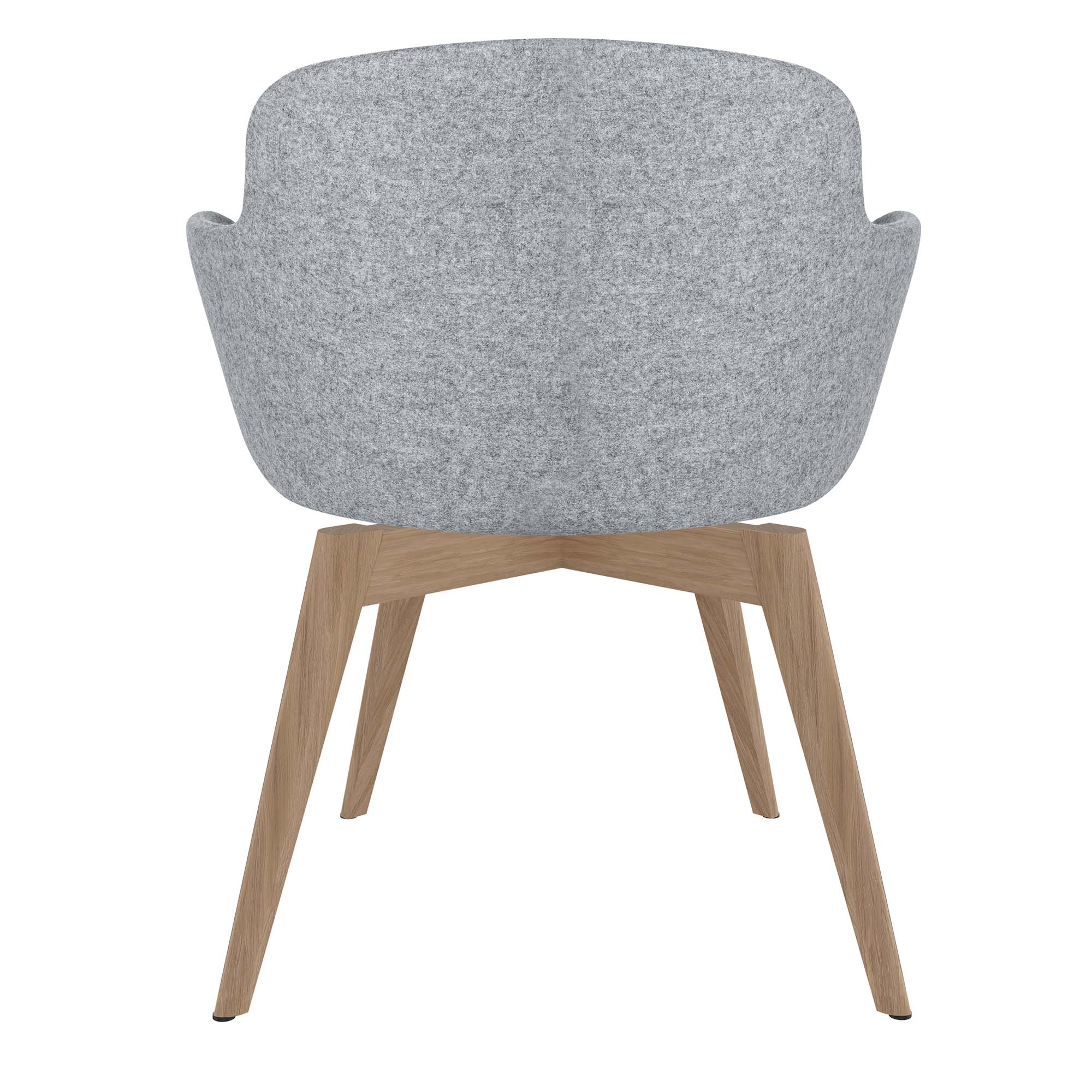 DANAE Fauteuil salon | Cadre Esche-Ech-Wood, Tabrics de référence Lucia / Velito / Synergy - 5 Main Image