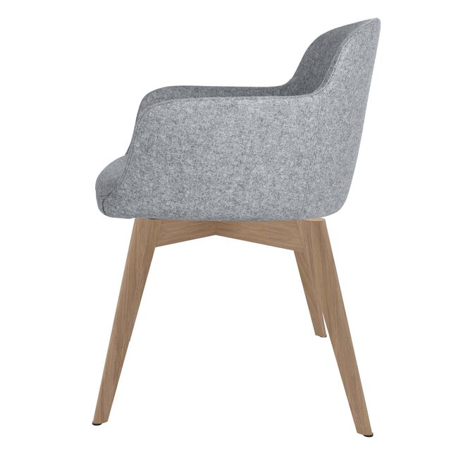 DANAE Lounge-Sessel | Esche-Echtholz-Gestell, Bezugsstoffe LUCIA / VELITO / SYNERGY