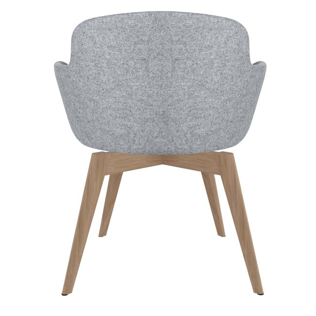 DANAE Lounge-Sessel | Esche-Echtholz-Gestell, Bezugsstoffe LUCIA / VELITO / SYNERGY