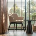 DANAE Fauteuil salon | Cadre Esche-Ech-Wood, Tabrics de référence Lucia / Velito / Synergy - 13 Thumbnail Image