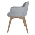 DANAE Fauteuil salon | Cadre Esche-Ech-Wood, Tabrics de référence Lucia / Velito / Synergy - 7 Thumbnail Image