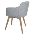 DANAE Fauteuil salon | Cadre Esche-Ech-Wood, Tabrics de référence Lucia / Velito / Synergy - 6 Thumbnail Image