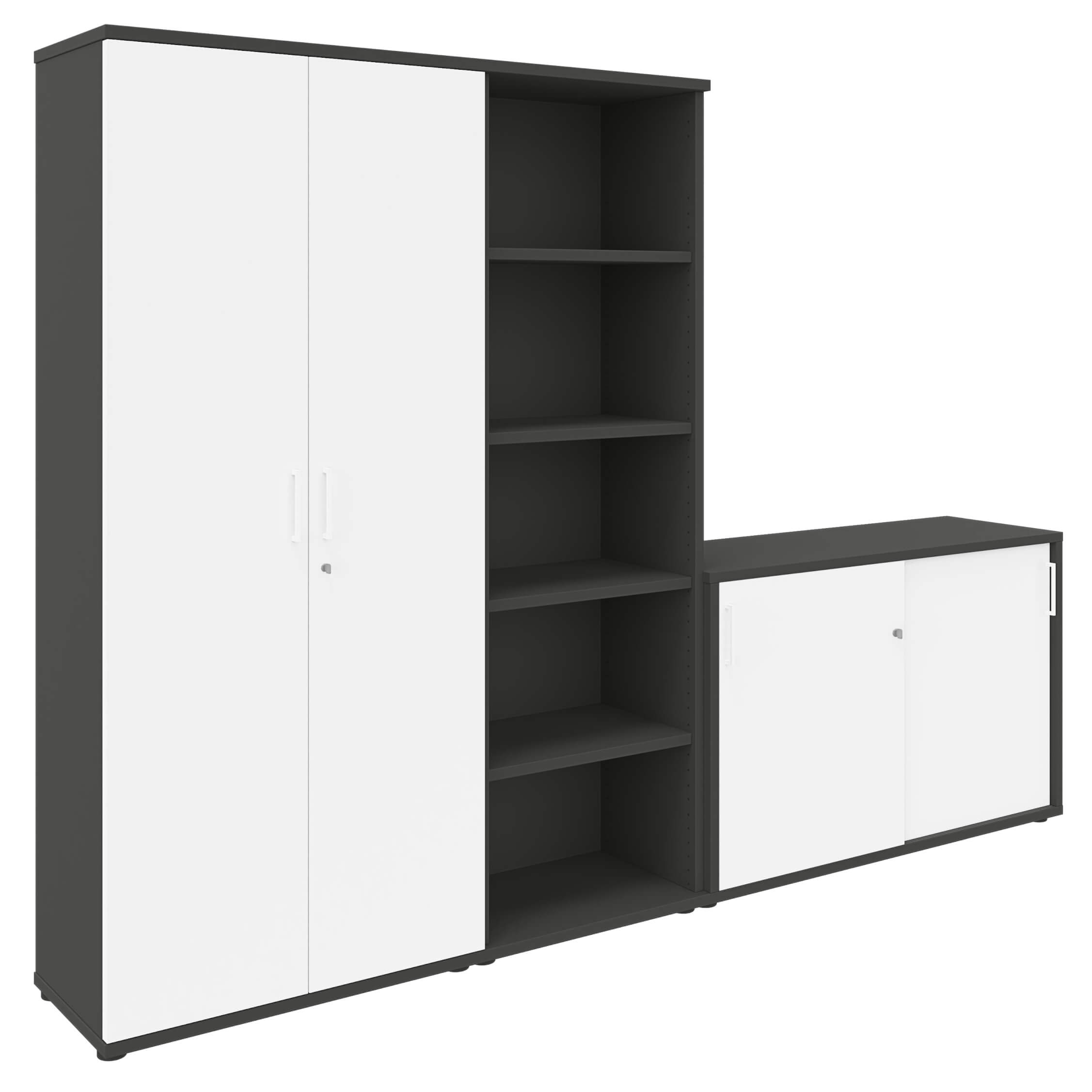 UNI Mur mur | 5 oh, 2600 x 1897 mm, anthracite / blanc - 2 Main Image