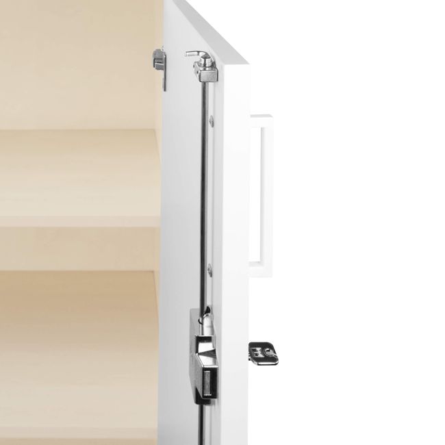 UNI Schrankwand | 5 OH, 2000 x 1897 mm, Ahorn / Weiß UNI Schrankwand | 5 OH, 2000 x 1897 mm, Ahorn / Weiß