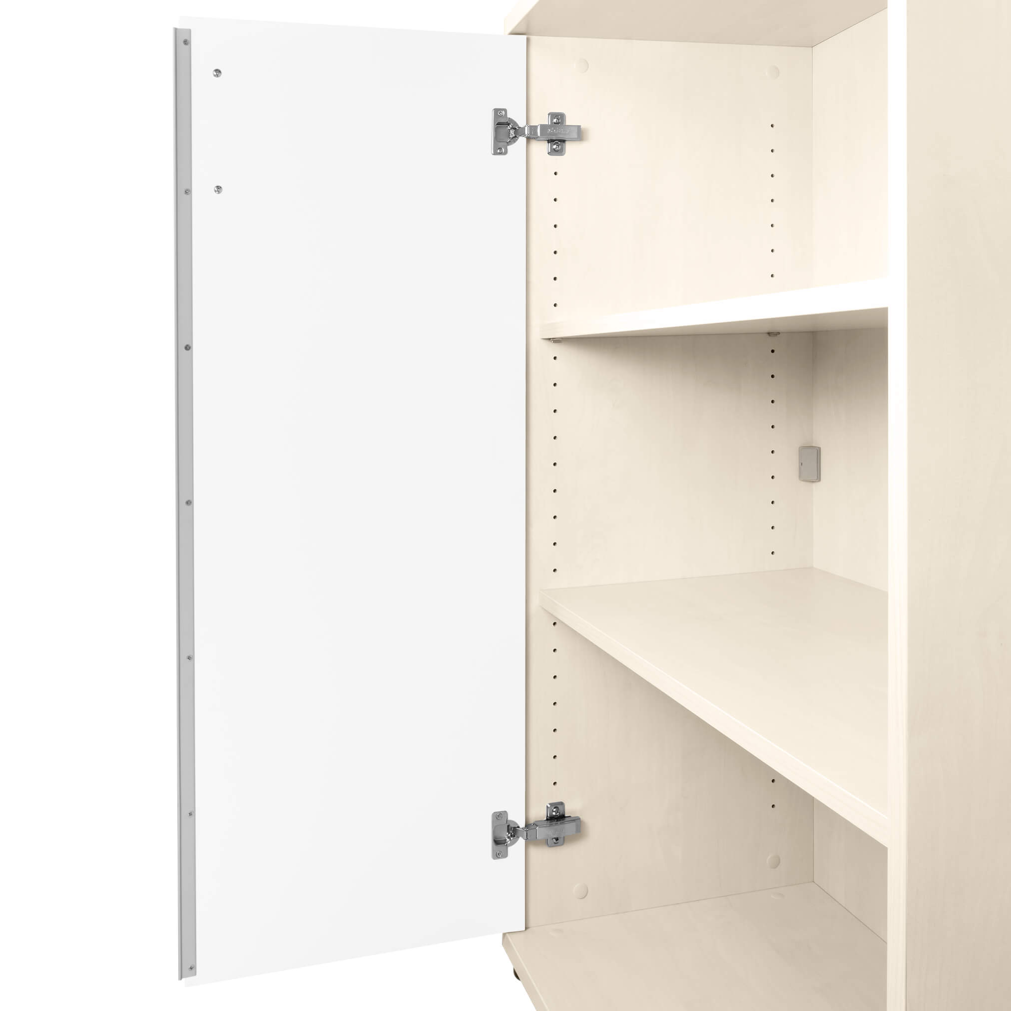 UNI Armoire murale | 3 OH, 2400 x 1143 mm, érable / blanc - 17 Main Image