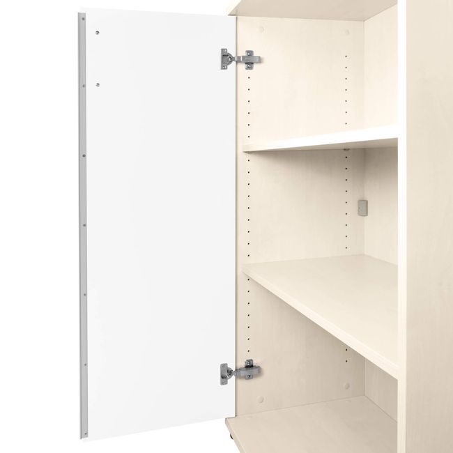 UNI Schrankwand | 3 OH, 2400 x 1143 mm, Ahorn / Weiß UNI Schrankwand | 3 OH, 2400 x 1143 mm, Ahorn / Weiß