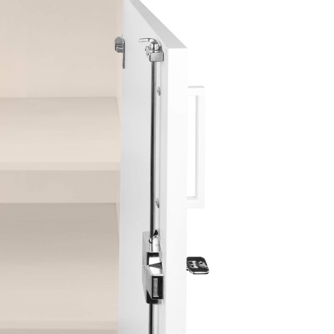 UNI Schrankwand | 3 OH, 2400 x 1143 mm, Ahorn / Weiß UNI Schrankwand | 3 OH, 2400 x 1143 mm, Ahorn / Weiß