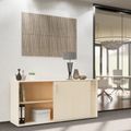 NOVA Armoire de porte coulissante | 2 oh, 1640 x 740 mm, érable - 1 Thumbnail Image