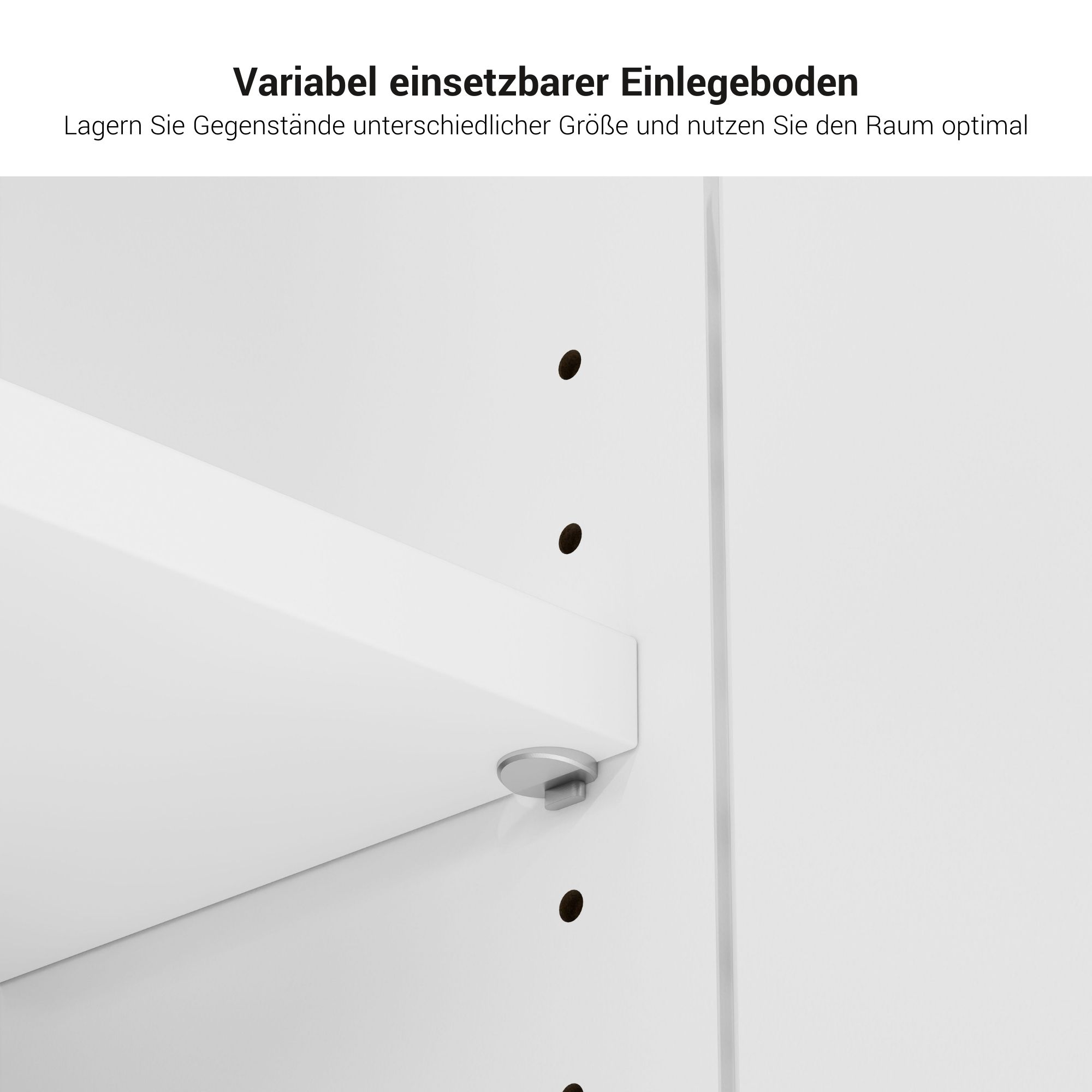 NOVA Cabinet di porta scorrevole | 2 OH, 1640 x 740 mm, acero / bianco - 14 Main Image
