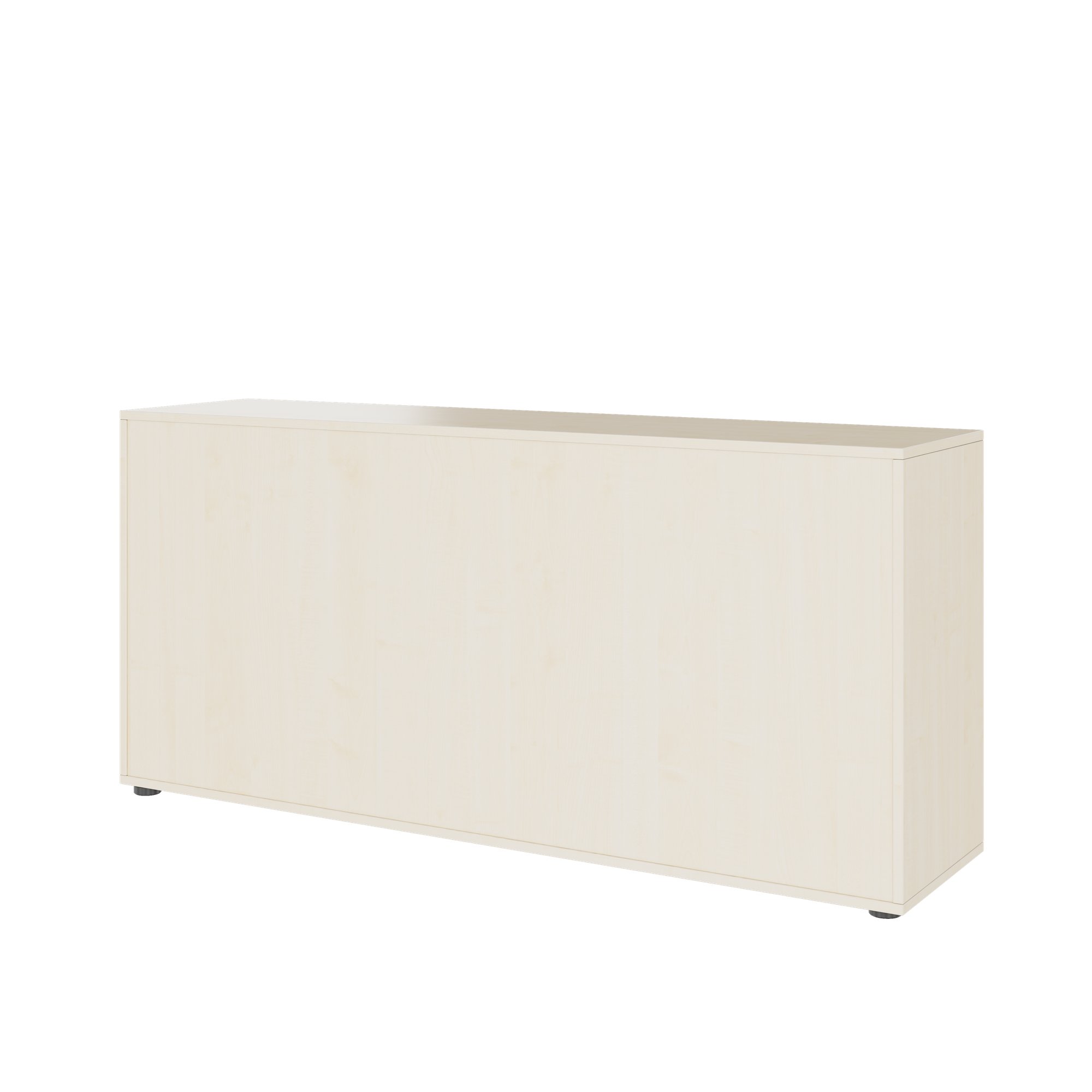 NOVA Cabinet di porta scorrevole | 2 OH, 1640 x 740 mm, acero / bianco - 8 Main Image