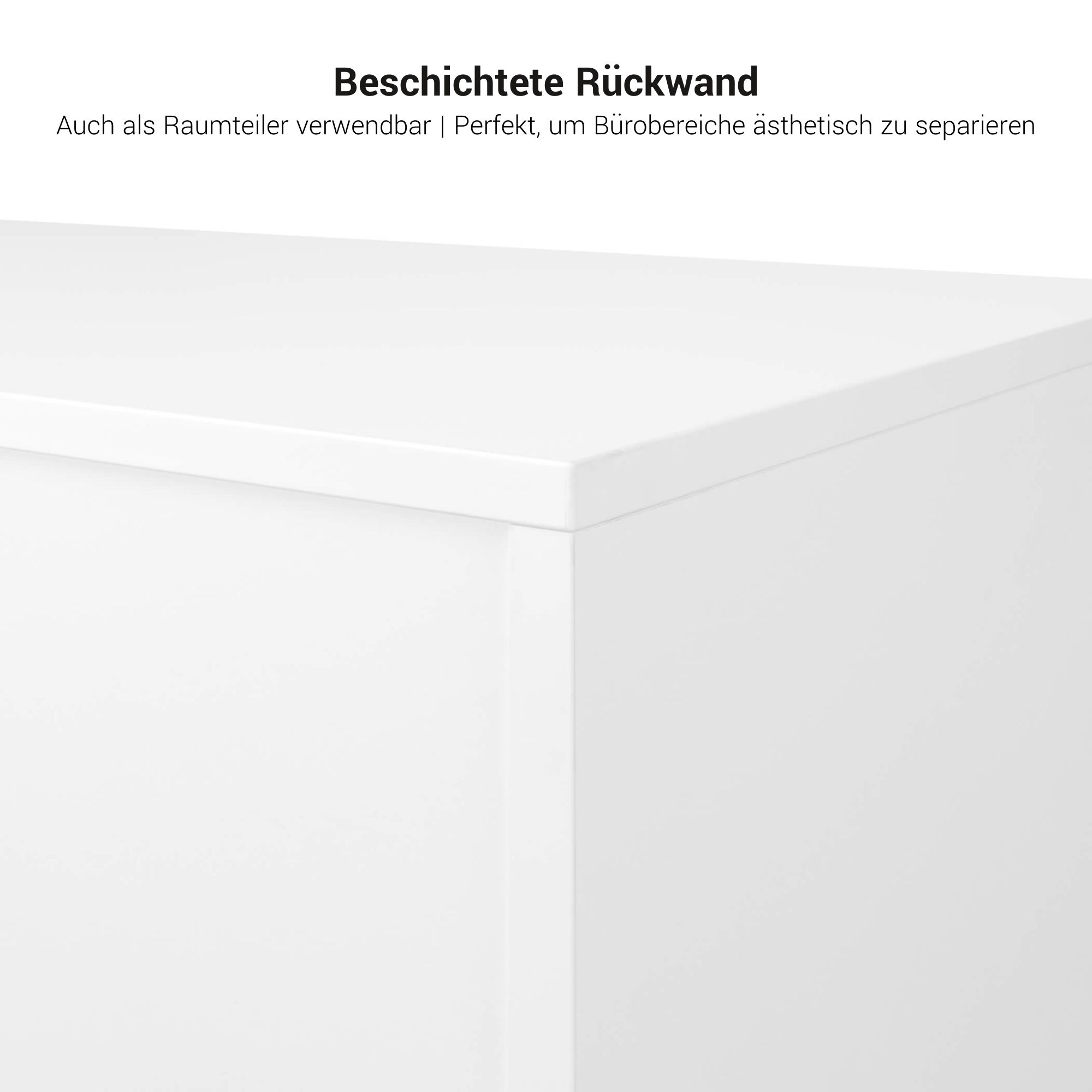 NOVA Cabinet di porta scorrevole | 2 OH, 1640 x 740 mm, antracite / bianco - 16 Main Image