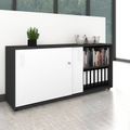 NOVA Cabinet di porta scorrevole | 2 OH, 1640 x 740 mm, antracite / bianco - 19 Thumbnail Image