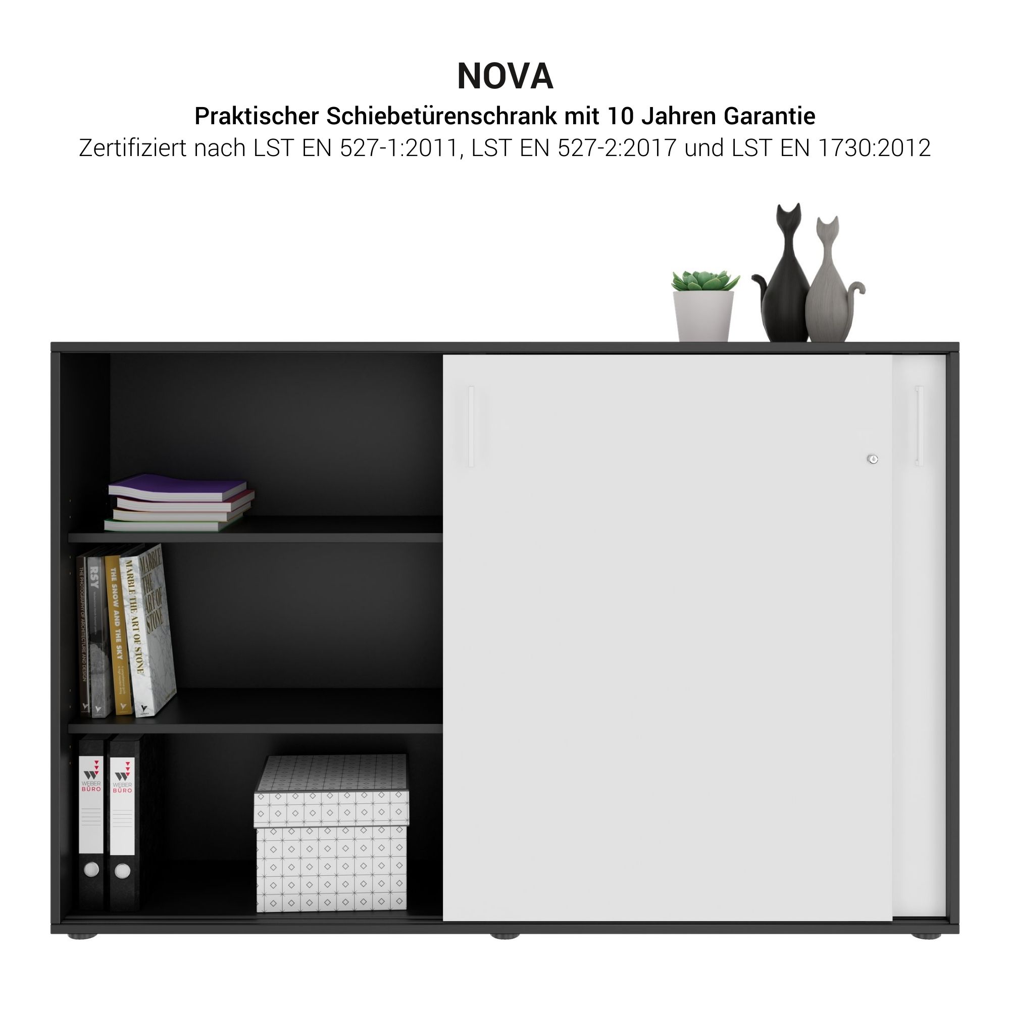 NOVA Armoire de porte coulissante | 3 oh, 1640 x 1085 mm, érable - 13 Main Image
