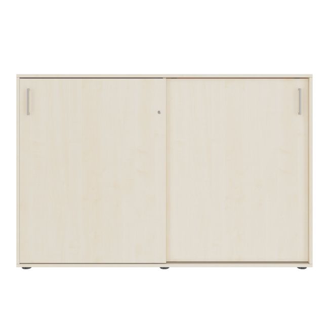 NOVA Schiebetürenschrank | 3 OH, 1640 x 1085 mm, Ahorn