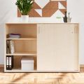 NOVA Armoire de porte coulissante | 3 oh, 1640 x 1085 mm, érable - 2 Thumbnail Image