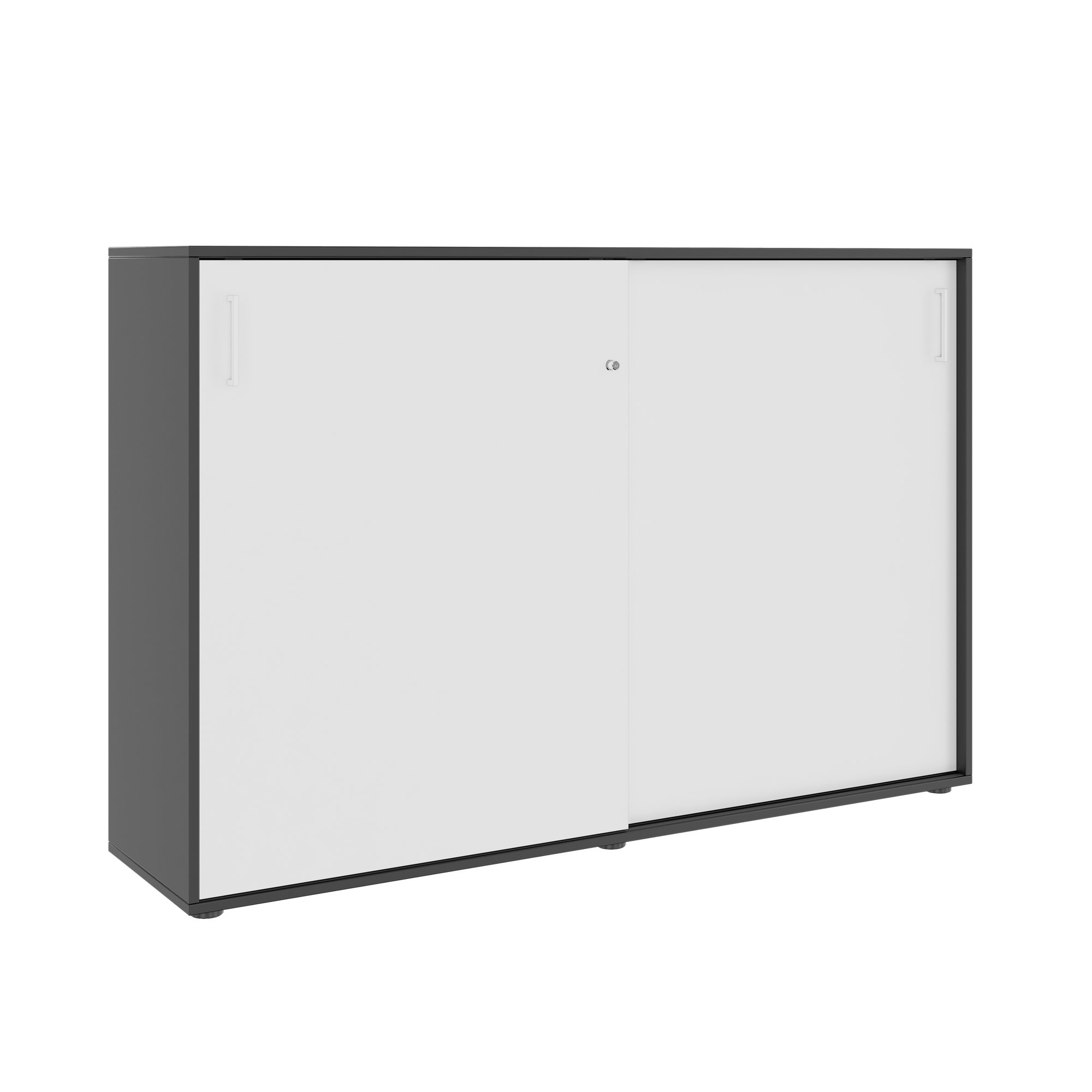 NOVA Armoire de porte coulissante | 3 oh, 1640 x 1085 mm, anthracite / blanc - 5 Main Image
