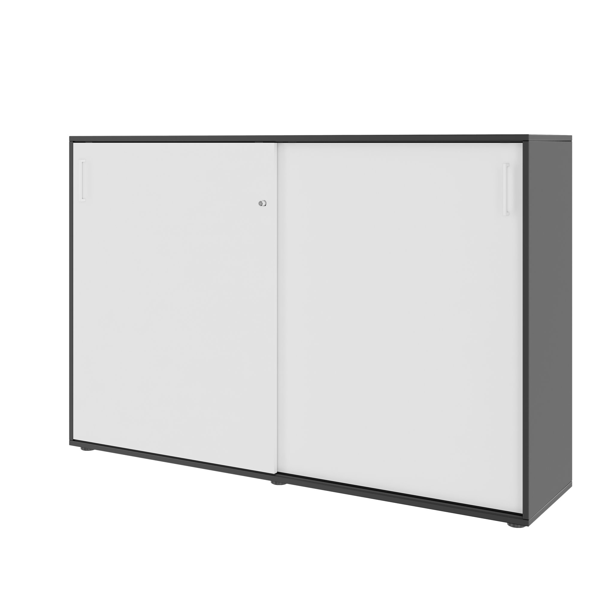 NOVA Armoire de porte coulissante | 3 oh, 1640 x 1085 mm, anthracite / blanc - 7 Main Image