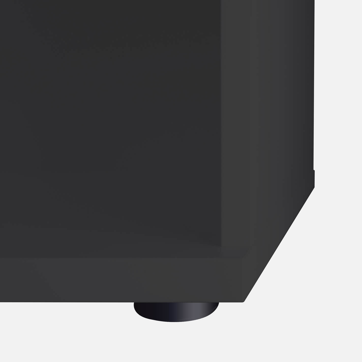 UNI Shelf cabinet | 5 Oh, 1000 x 1897 mm, anthracite - 5 Main Image