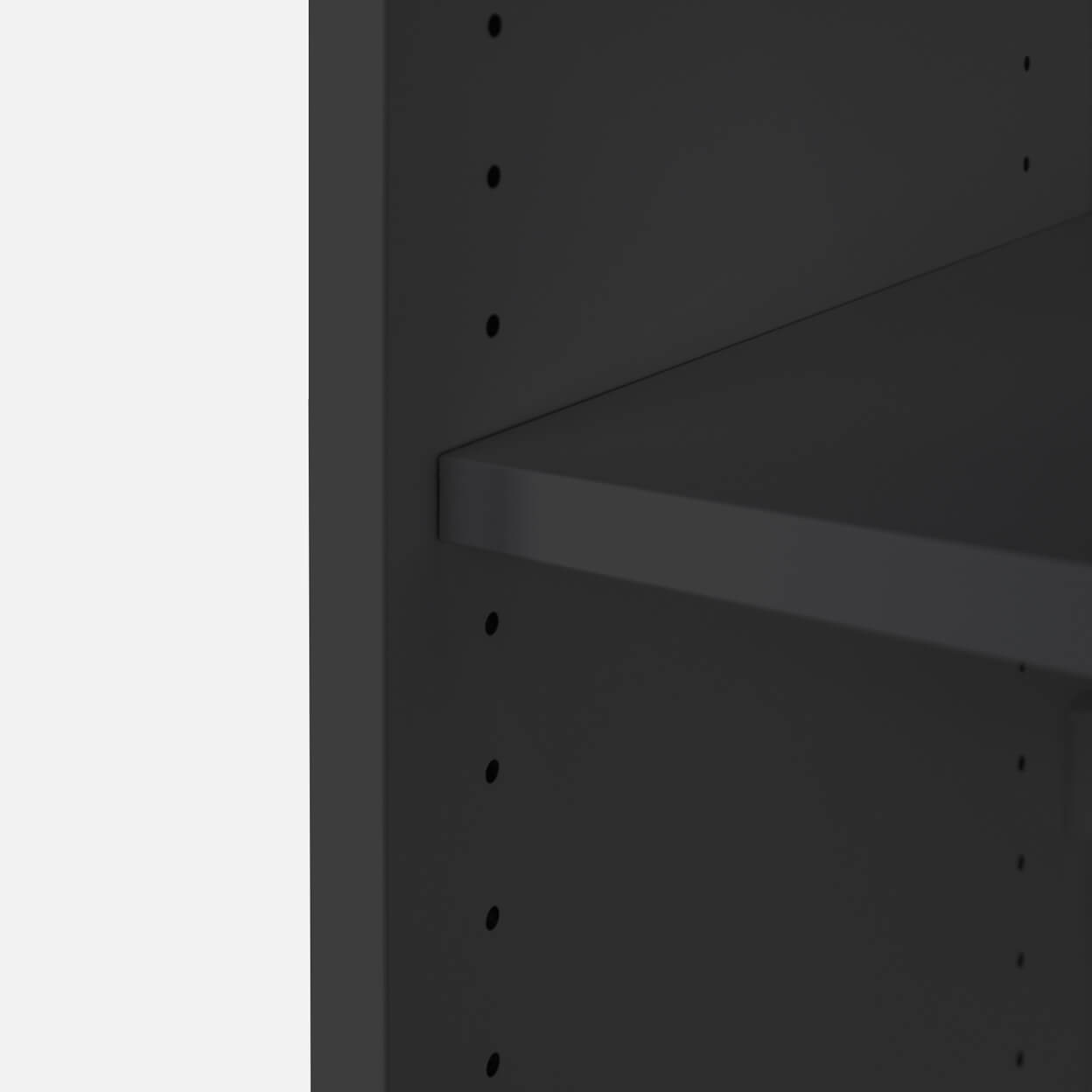 UNI Shelf cabinet | 5 Oh, 1000 x 1897 mm, anthracite - 3 Main Image