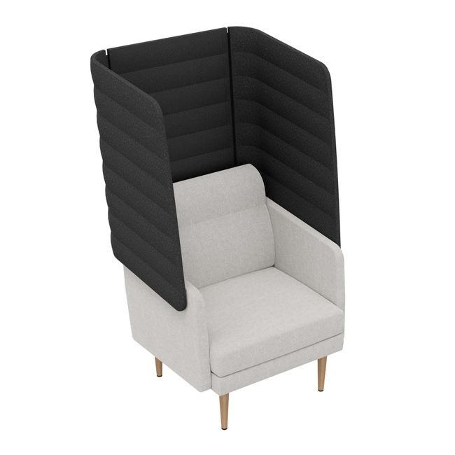 ARCIPELAGO Sofa | 1-Sitzer, hohe Rückenlehne, Bezugsstoffe BERTA / SYNERGY