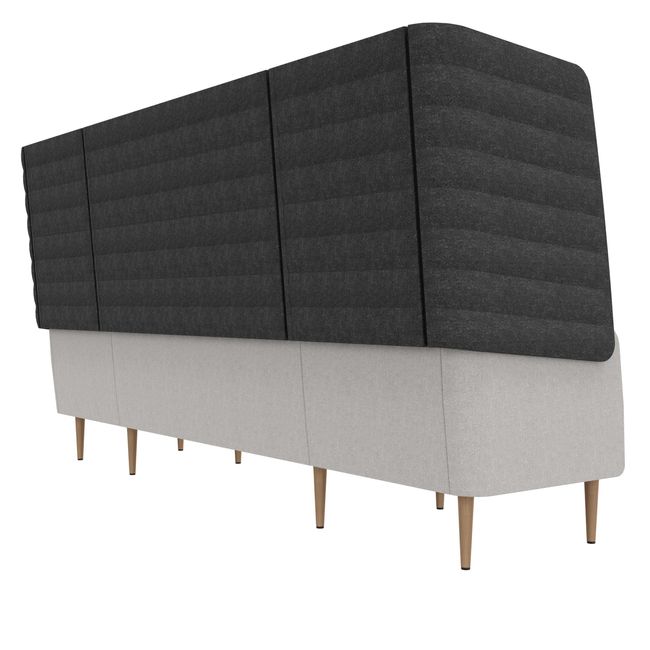 ARCIPELAGO Sofa | 4-Sitzer, hohe Rückenlehne, Bezugsstoffe BERTA / SYNERGY