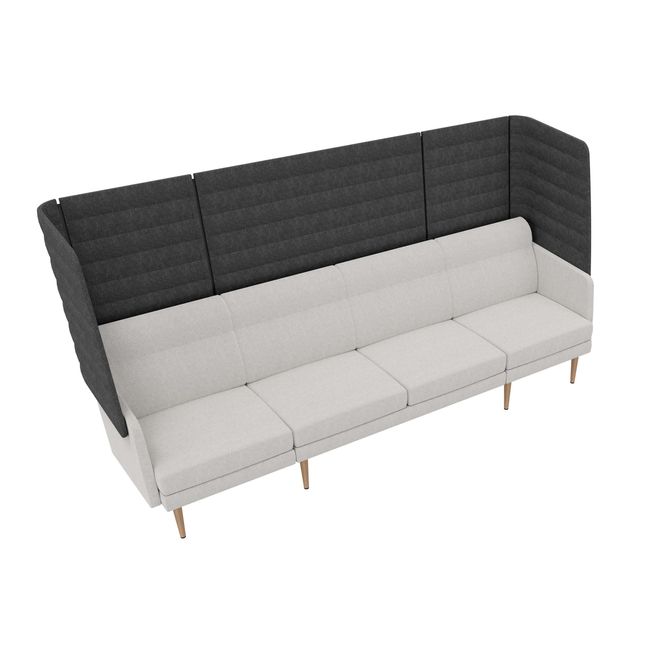 ARCIPELAGO Sofa | 4-Sitzer, hohe Rückenlehne, Bezugsstoffe BERTA / SYNERGY