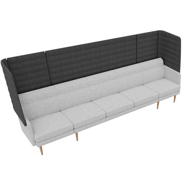 ARCIPELAGO Sofa | 5-Sitzer, hohe Rückenlehne, Bezugsstoffe BERTA / SYNERGY
