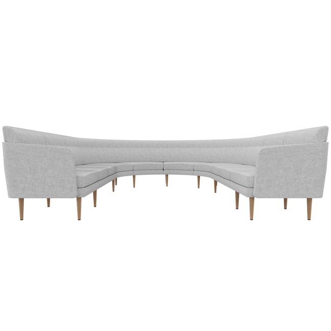 ARCIPELAGO Sofa | 10-Sitzer, curved, Bezugsstoffe BERTA / SYNERGY