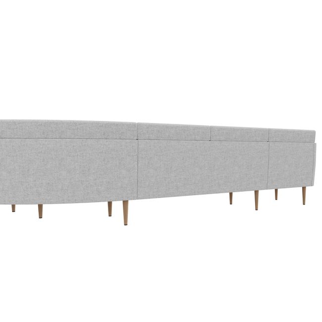 ARCIPELAGO Sofa | 10-Sitzer, curved, Bezugsstoffe BERTA / SYNERGY