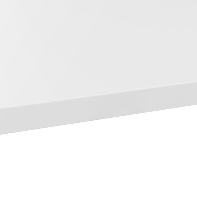 T-EASY Konferenztisch | 2400 x 1200 mm (6 - 10 Personen), Bootsform, elektrifiziert, Weiß