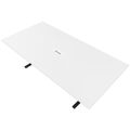 T-EASY Tableau de conférence | 2400 x 1200 mm (10 - 12 personnes), électrifié, blanc - 5 Thumbnail Image
