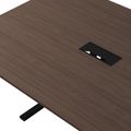 T-EASY Konferenztisch | 2400 x 1200 mm (10 - 12 Personen), elektrifiziert, Nussbaum T-EASY Konferenztisch | 2400 x 1200 mm (10 - 12 Personen), elektrifiziert, Nussbaum