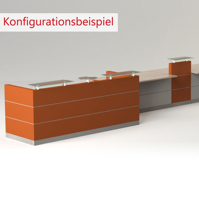 eMel - BILBAO Empfangstheke | 1600 x 890 mm  eMel - BILBAO Empfangstheke | 1600 x 890 mm