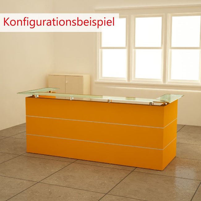 eMel - BILBAO Empfangstheke | 1600 x 890 mm  eMel - BILBAO Empfangstheke | 1600 x 890 mm
