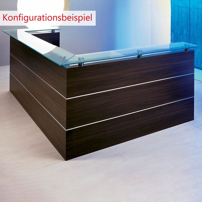 eMel - BILBAO Empfangstheke | 1600 x 890 mm  eMel - BILBAO Empfangstheke | 1600 x 890 mm
