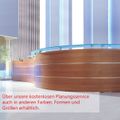 eMel - VALENCIA reception desk | Round, 2387 x 1168 mm - 12 Thumbnail Image