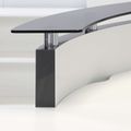 eMel - VALENCIA reception desk | Round, 2387 x 1168 mm - 9 Thumbnail Image