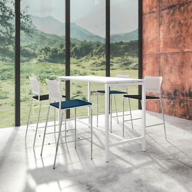 NOVA Hochtisch | 1600 x 700 mm (2 - 4 Personen), Weiß