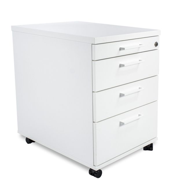 NOVA Landshut - Komplettbüro, Anthrazit / Weiß