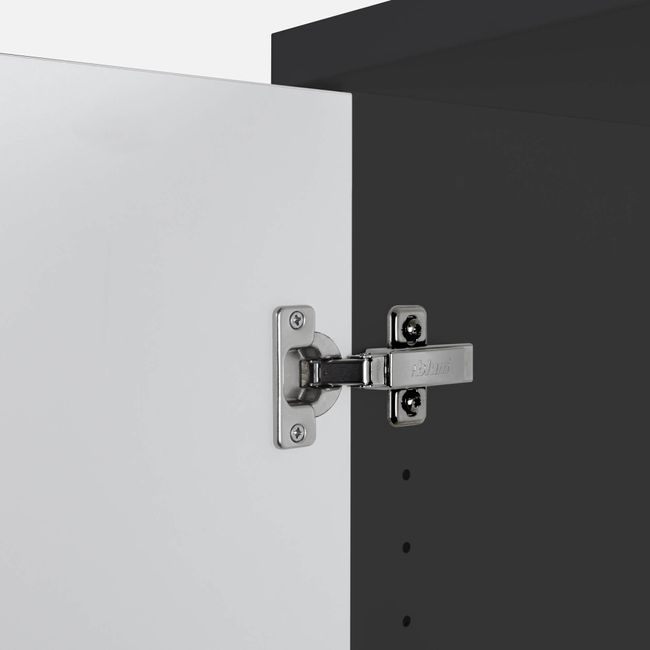 NOVA Landshut - Komplettbüro, Anthrazit / Weiß