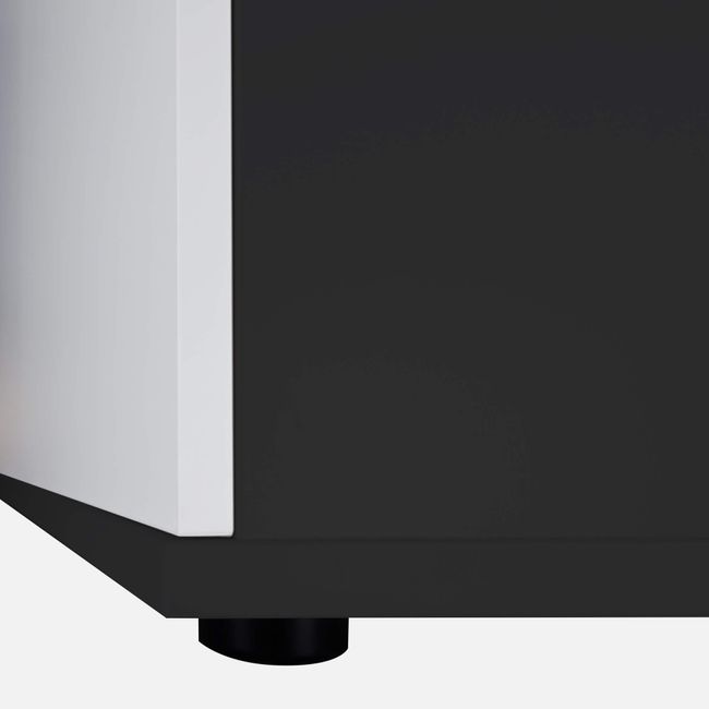 NOVA Landshut - Komplettbüro, Anthrazit / Weiß