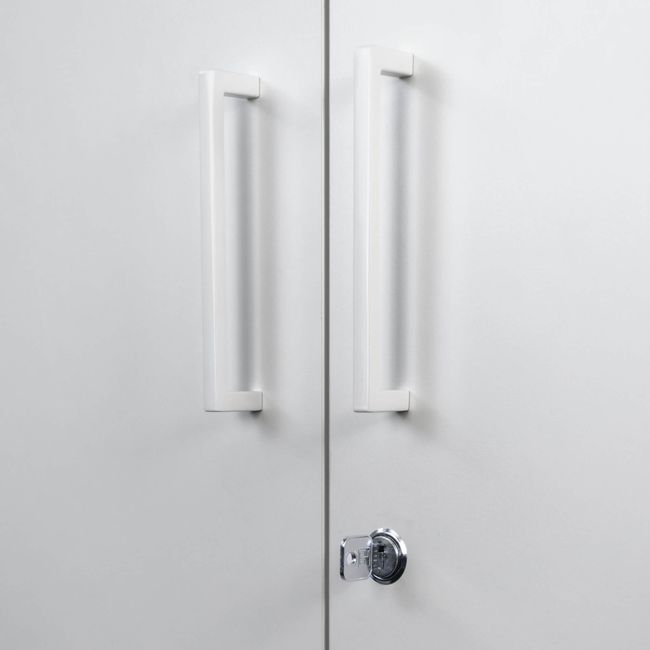 NOVA Landshut - Komplettbüro, Anthrazit / Weiß