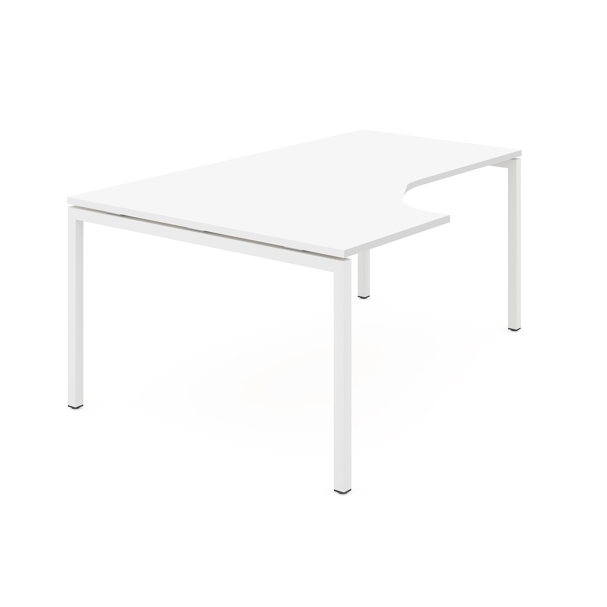 NOVA Angle combination | With pharmacist cabinet, angle left, 2200 x 1200 mm, white - 3 Main Image