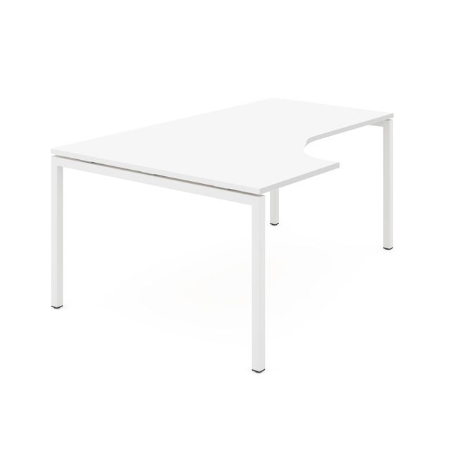 NOVA Winkelkombination | Mit Apothekerschrank, Winkel links, 2200 x 1200 mm, Weiß