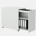 NOVA Angle combination | With pharmacist cabinet, angle left, 2200 x 1200 mm, white - 4 Thumbnail Image