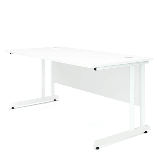 OPTIMA C Schreibtisch | 1600 x 800 mm, Weiß OPTIMA C Schreibtisch | 1600 x 800 mm, Weiß