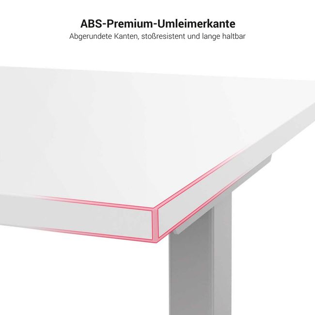 T-EASY Schreibtisch | 1800 x 800 mm, Ahorn