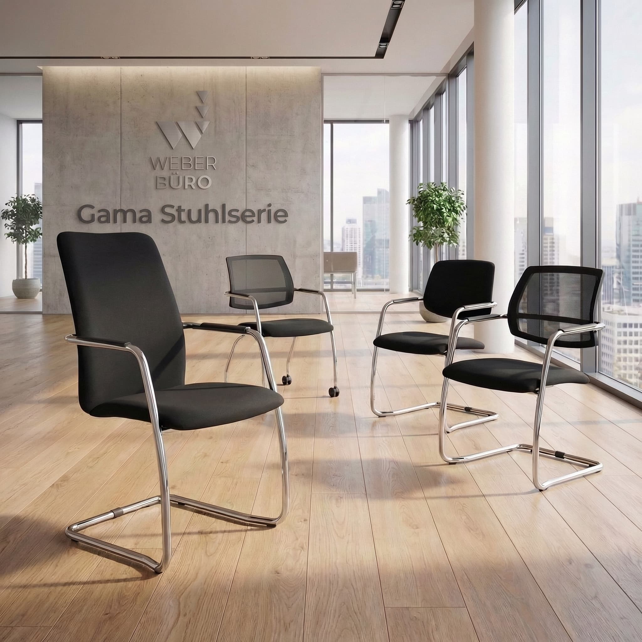 GAMA Freischwinger | Schwarz - 18 Main Image