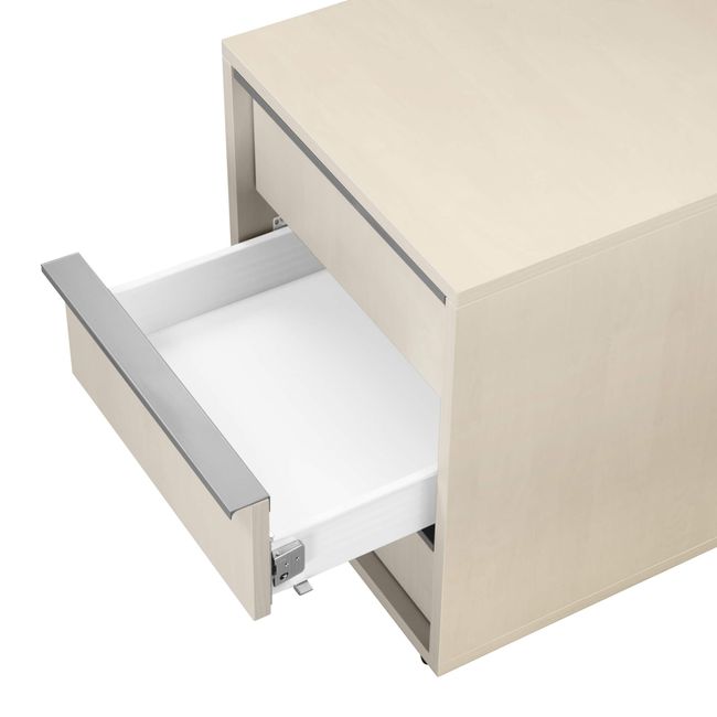 NOVA Rollcontainer | 3 Schubladen, 600 mm tief, Ahorn NOVA Rollcontainer | 3 Schubladen, 600 mm tief, Ahorn