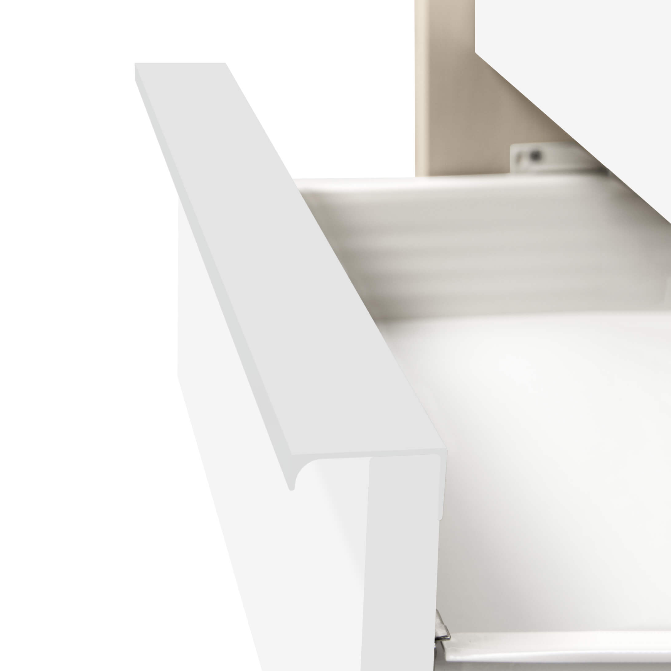 NOVA Conteneur en rouleau | 3 tiroirs, 600 mm de profondeur, érable / blanc - 3 Main Image